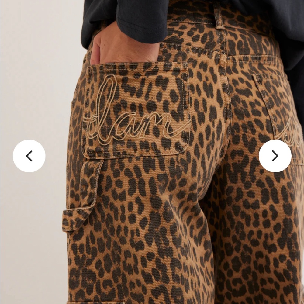 Damson Madder Dion Jean- Leopard Cargo